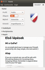 graphical user interface for ufw