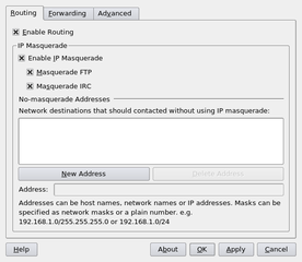 NAT/masquerading/port-forwarding configuration tool in Qt5
