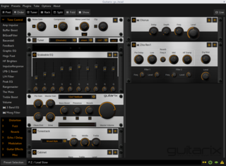 Guitarix's extended rack