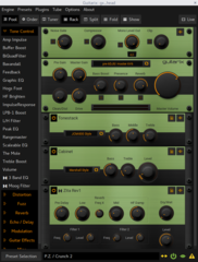 Rock guitar amplifier for JACK