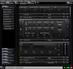Rock guitar amplifier for JACK