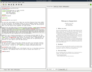 simple LaTeX editor with live preview