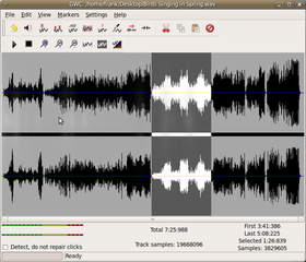 Audio file denoiser