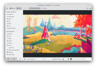 image viewer by KDE