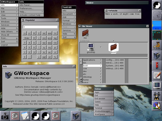 GNUstep Workspace Manager