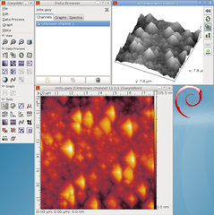 Scanning Probe Microscopy visualization and analysis tool