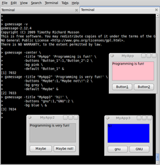 xmessage clone based on GTK+