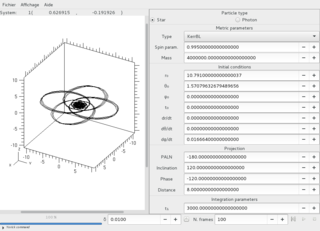 gyotoy: GUI for computing relativistic stellar orbits
