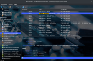 System Information and Benchmark for Linux Systems