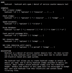 postage payment scheme for email based on hash calculations