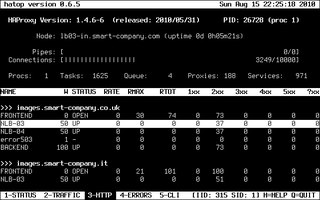 interactive ncurses client for haproxy
