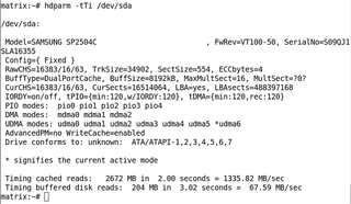 tune hard disk parameters for high performance
