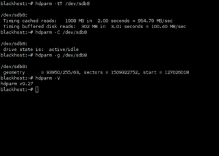 tune hard disk parameters for high performance