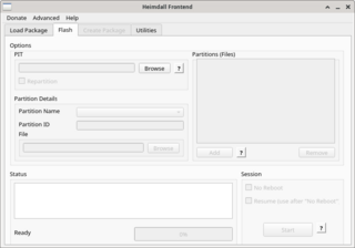 tool for flashing firmware on Samsung Galaxy S devices - Qt GUI