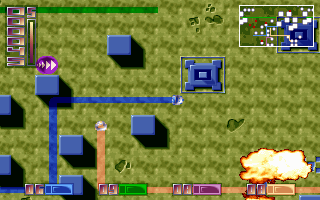Collect powerups and avoid your opponents' trails