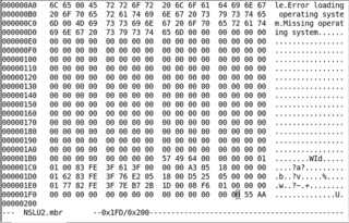 viewer and editor in hexadecimal or ASCII for files or devices