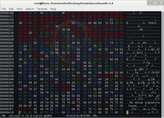 viewer and editor in hexadecimal or ASCII for files or devices
