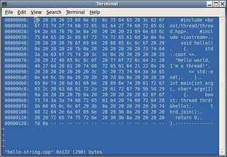 interactive binary editor with a Vi-like interface