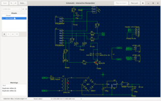 The schematic editor