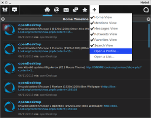 lightweight microblogging client - QT wrapper