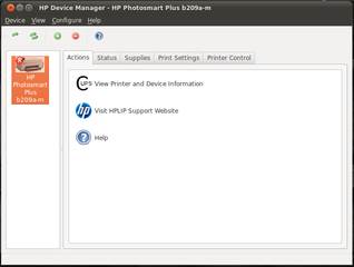 HP Linux Printing and Imaging - GUI utilities (Qt-based)