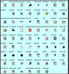 classic MIME icons
