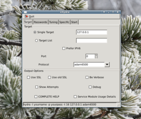 very fast network logon cracker - GTK+ based GUI
