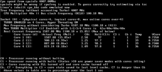 reporting tool for i7, i5, i3 CPUs