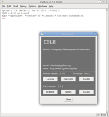 IDE for Python using Tkinter (default version)
