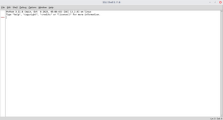 IDE for Python using Tkinter (default version)