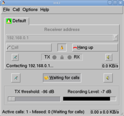 Qt VoIP softphone with an own, encrypted protocol