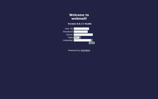Light weight yet full featured multilingual web-based IMAP/POP3 client