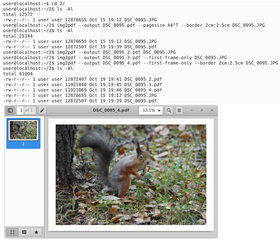Lossless conversion of raster images to PDF