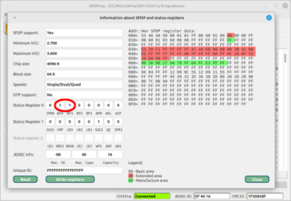 Linux chip programmer for CH341a devices