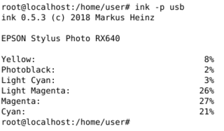 ink -p usb__read epson stylus photo rx640