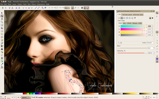 vector-based drawing program