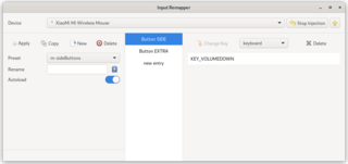 Input device button mapping tool (GUI)