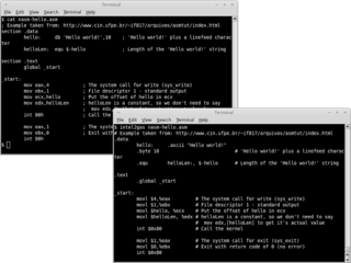 converter from NASM assembly language to GAS