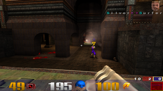 Game engine for 3D first person shooter games