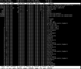 simple top-like I/O monitor