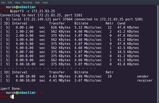 Internet Protocol bandwidth measuring tool