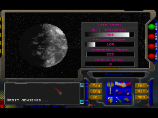 Orbiting a planet