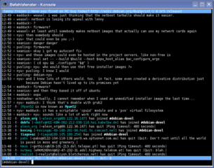 terminal based IRC client