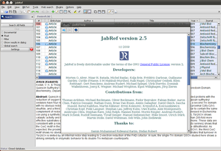 graphical frontend to manage BibTeX and BibLaTeX databases