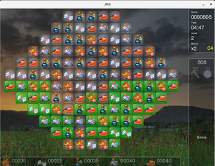 Break all the target pieces in each level, and do this before time runs out