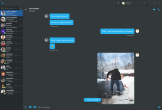 Jami - Dark mode