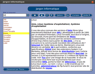 French dictionary of computer vocabulary