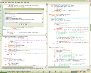 Plugin-based editor for programmers