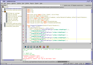 Plugin-based editor for programmers