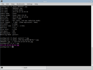 Rename by EXIF